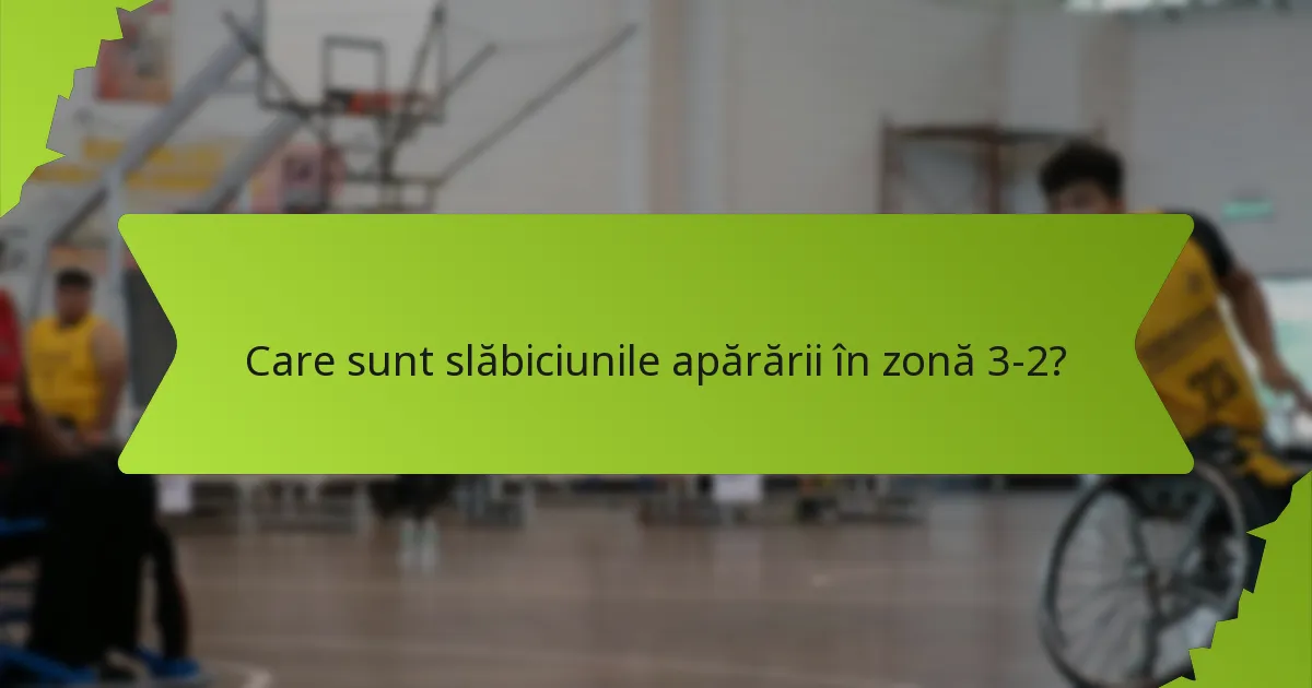 Care sunt punctele forte ale apărării în zonă 3-2?