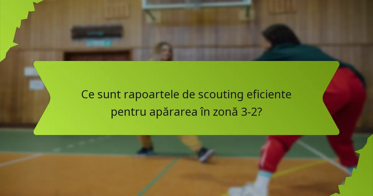 Care sunt cele mai bune planuri de joc pentru implementarea apărării în zonă 3-2?