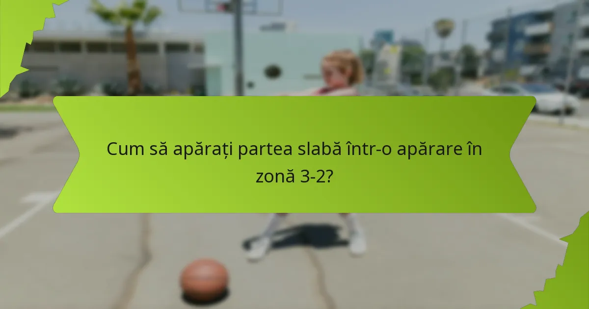 Care sunt avantajele și dezavantajele apărării în zonă 3-2?